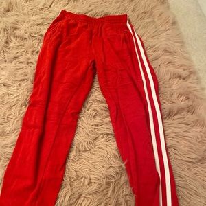 Comfy red brandy joggers